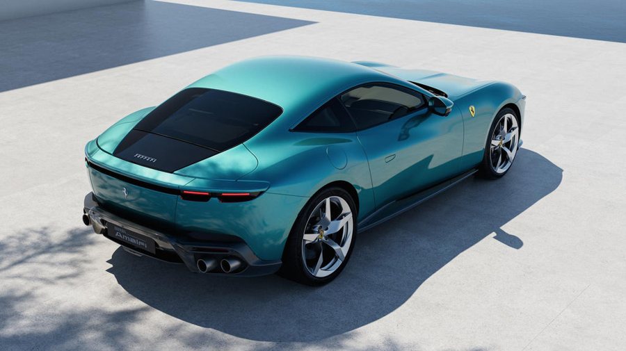 Ferrari in Verde Costiera — Amalfi (ROSSOautomobili)