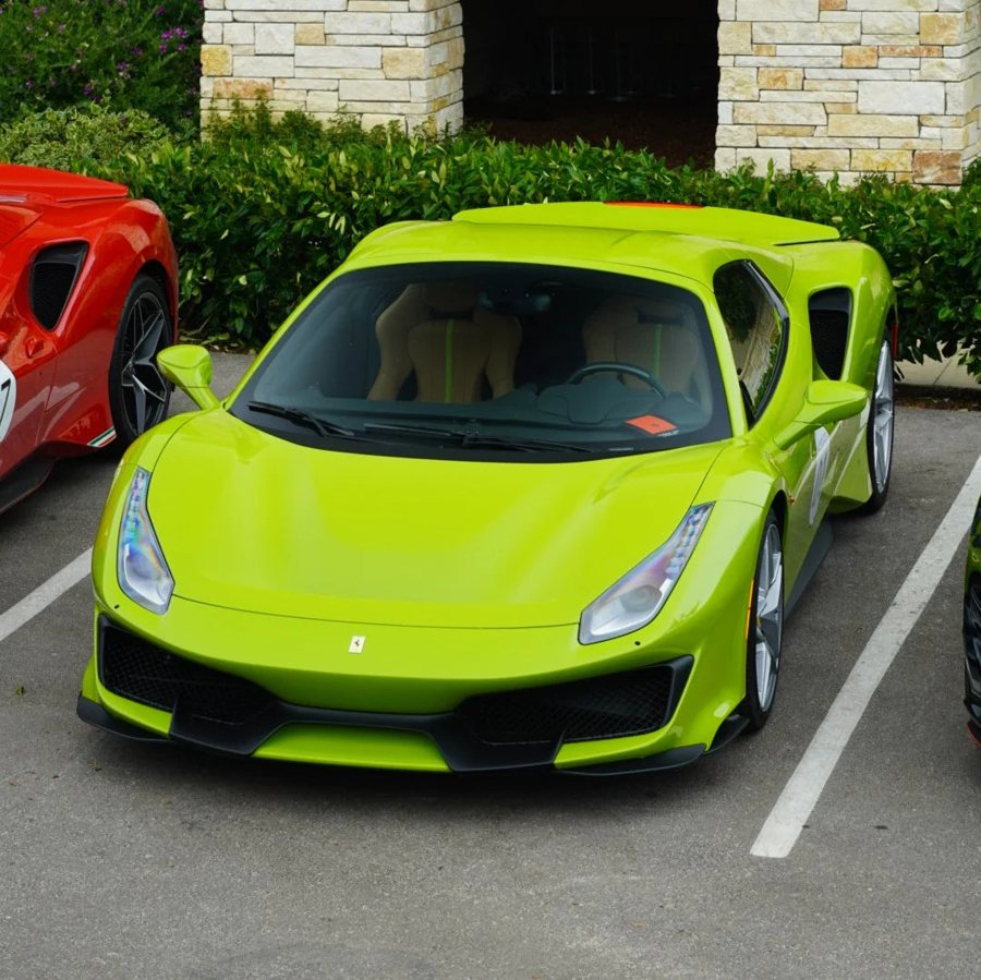 Ferrari in Verde Germoglio — 488 Pista Spider (ROSSOautomobili)