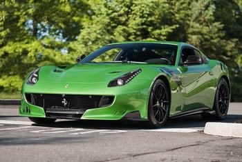 Ferrari in Verde Kers (Ferrari Colors blog)