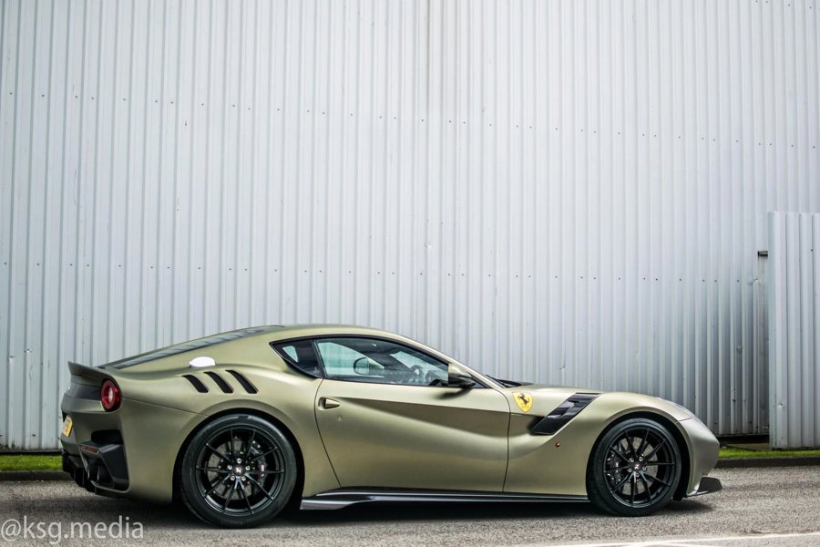 Ferrari in Verde Masoni Opaco — F12tdf (ROSSOautomobili)