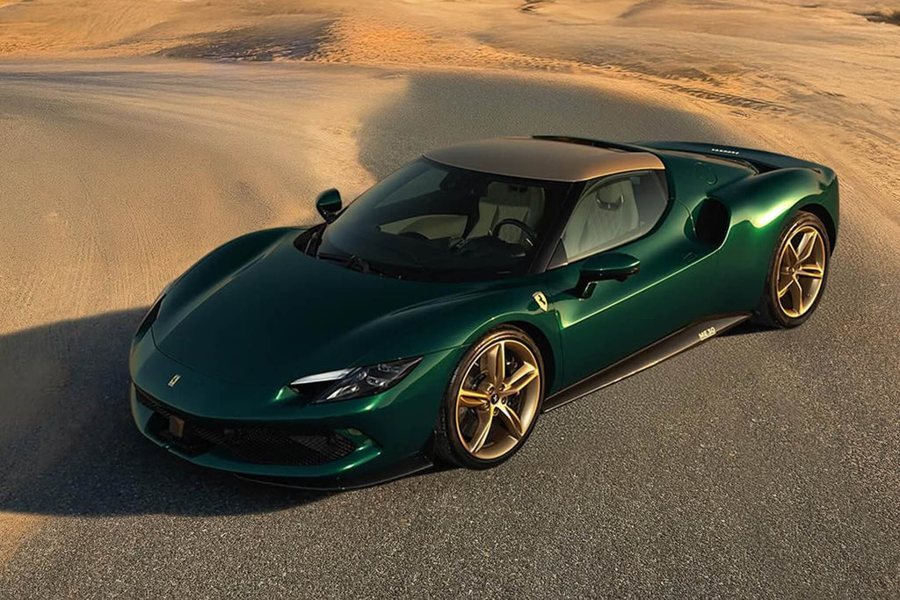 Ferrari in Verde Saudi — 296 GTB (ROSSOautomobili)