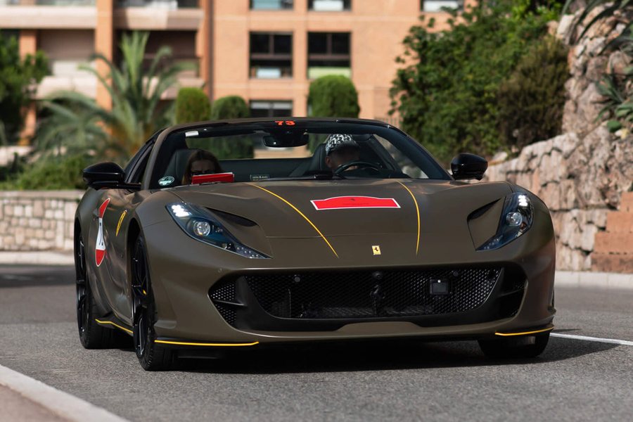 Ferrari in Yellow Olive Magno Opaco — 812 GTS (ROSSOautomobili)